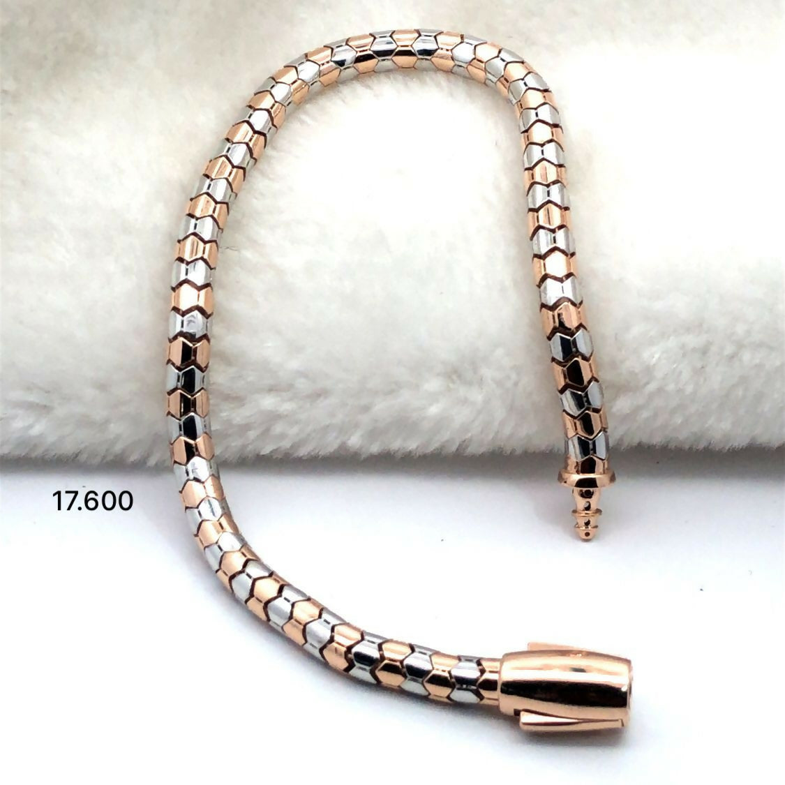 Rose Gold Gents Bracelet Sarafa Bazar India