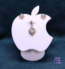 Rose Gold Pendant Set Sarafa Bazar India