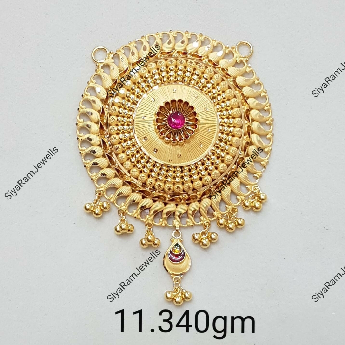 Gold Mangalsutra Pendant Sarafa Bazar India
