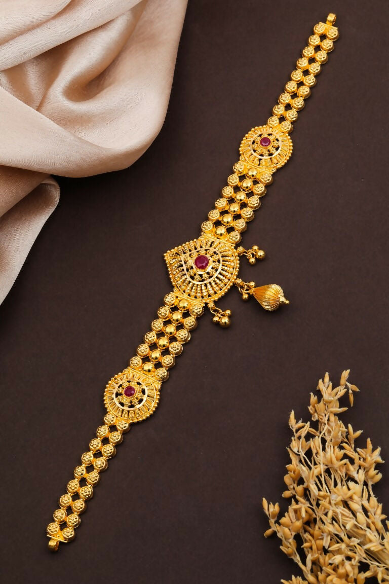 Gold Chick Set & Bajuband Sarafa Bazar India