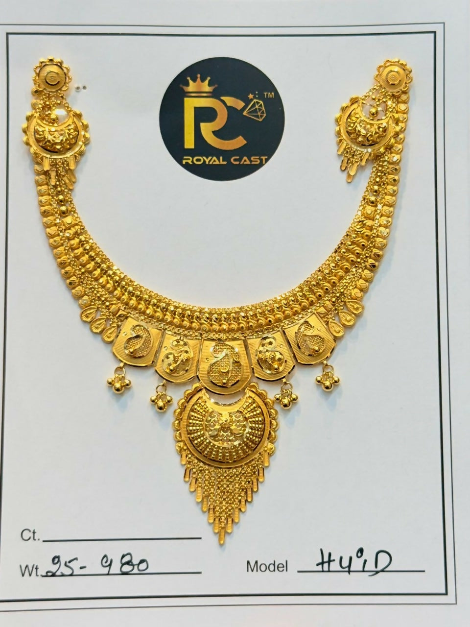 Gold Necklace Sarafa Bazar India