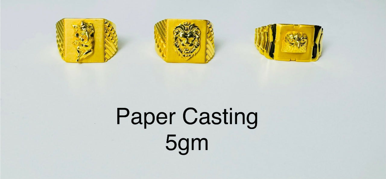 Paper Casting Gents Rings Sarafa Bazar India