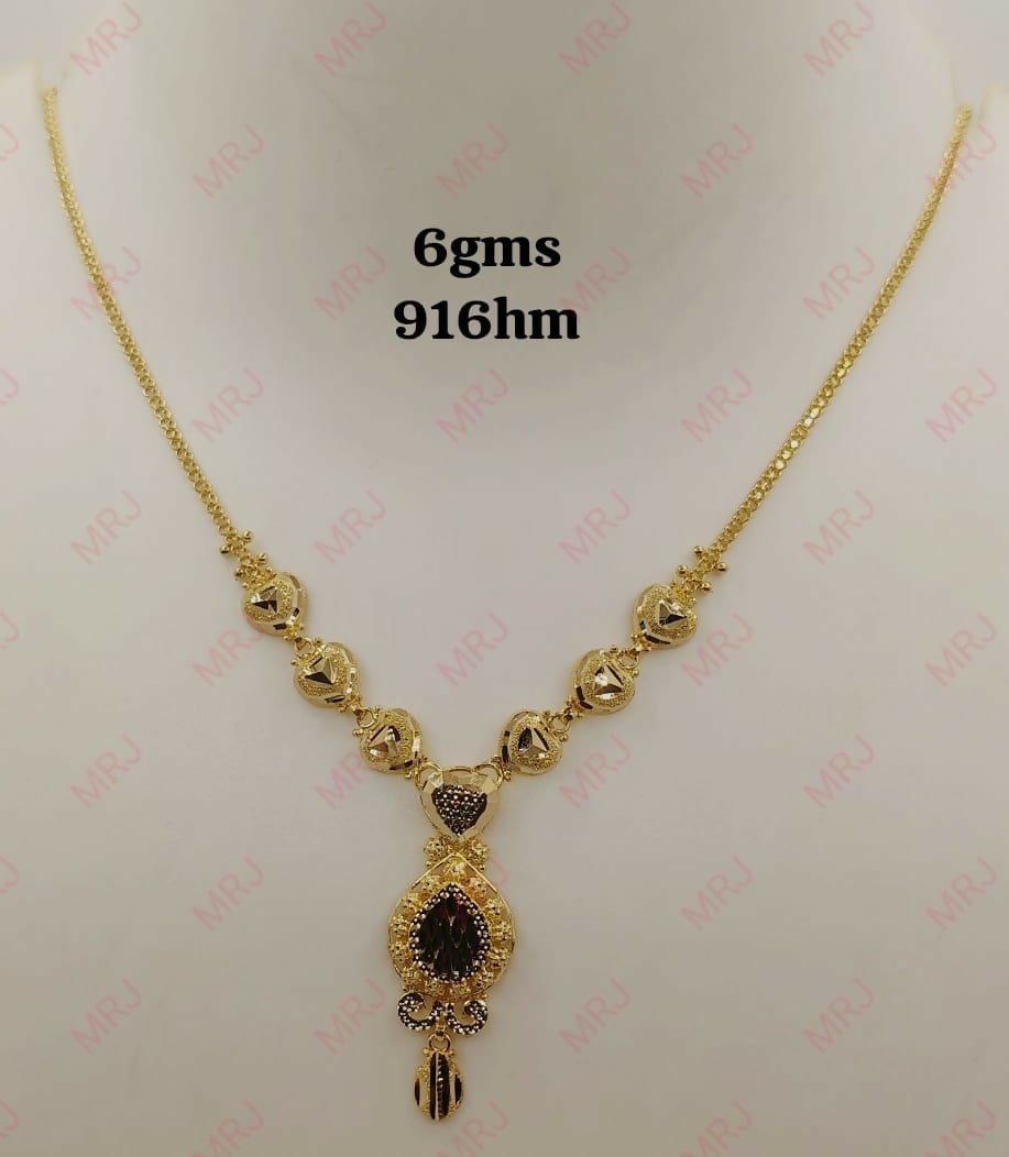 22kt Turkey Necklace Sarafa Bazar India