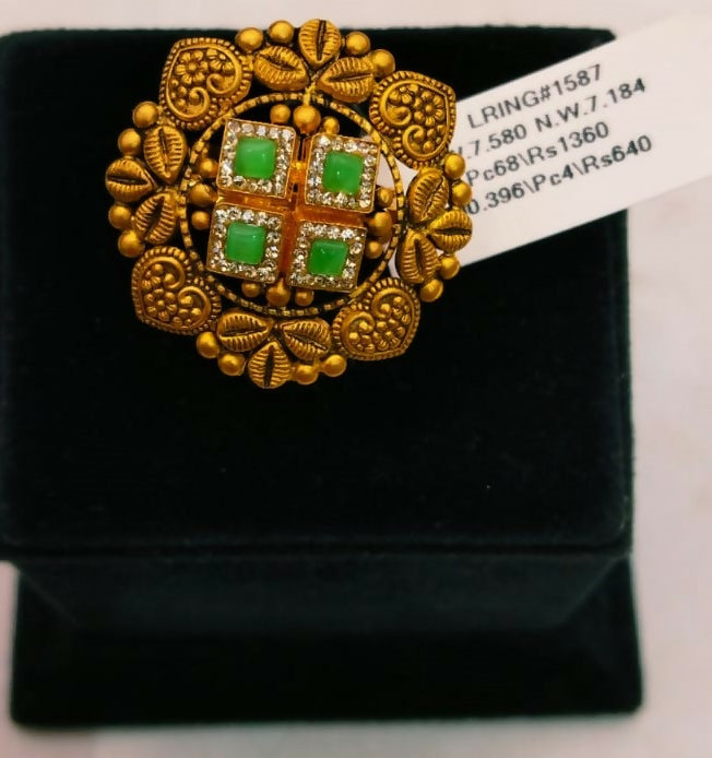 Antique Ladies Ring Sarafa Bazar India
