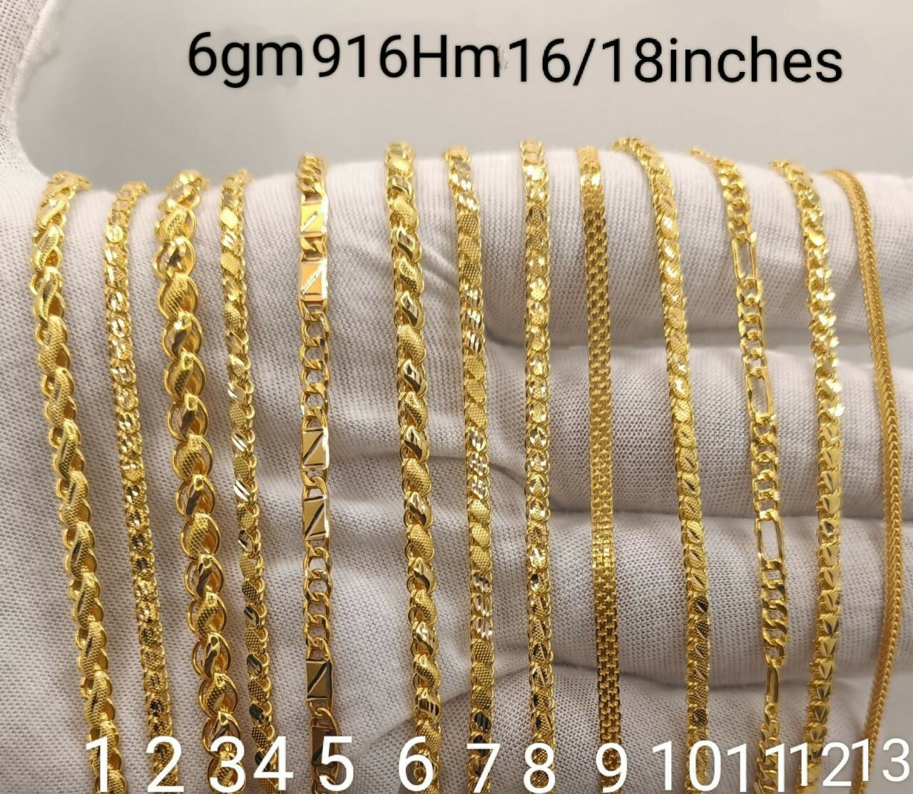 22kt Gold Gents Chains Sarafa Bazar India