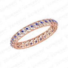 Unique 14K Rose Gold Diamond Bangles For Her Sarafa Bazar India