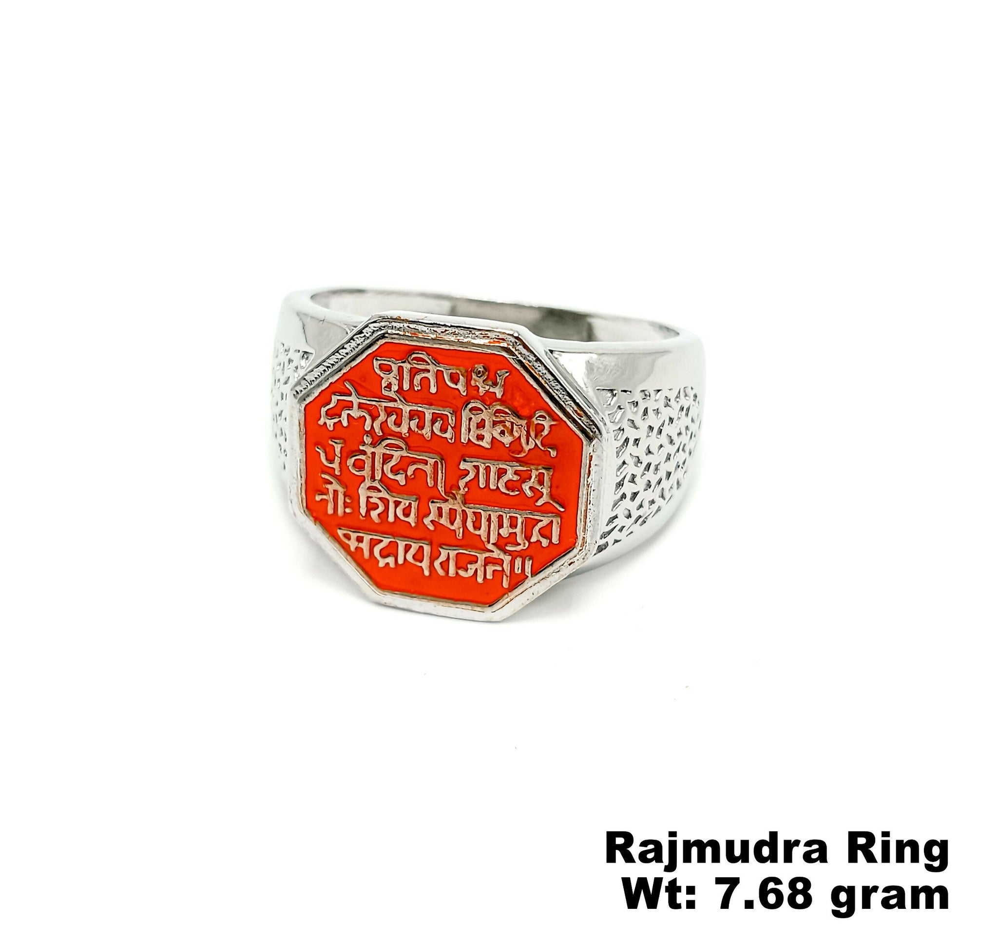 925 Silver Rajmudra Ring Sarafa Bazar India