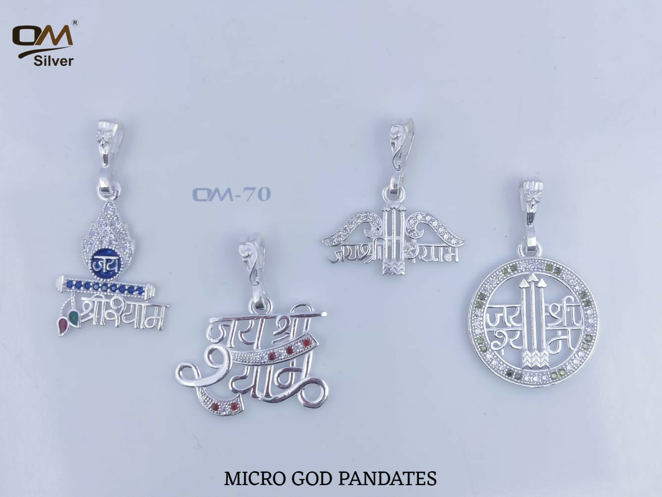 Silver Micro God Pendants Sarafa Bazar India