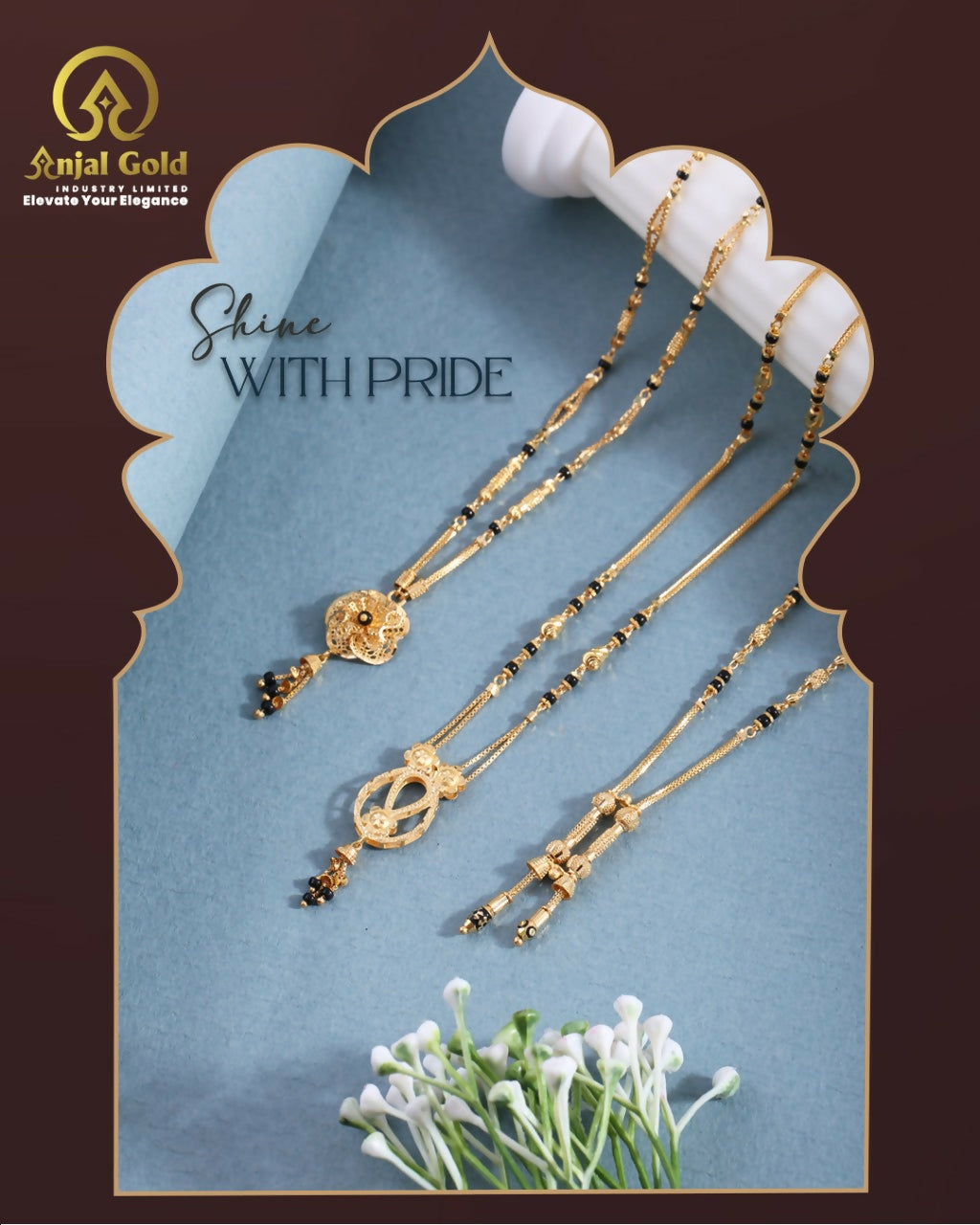 Gold Mangalsutra Sarafa Bazar India