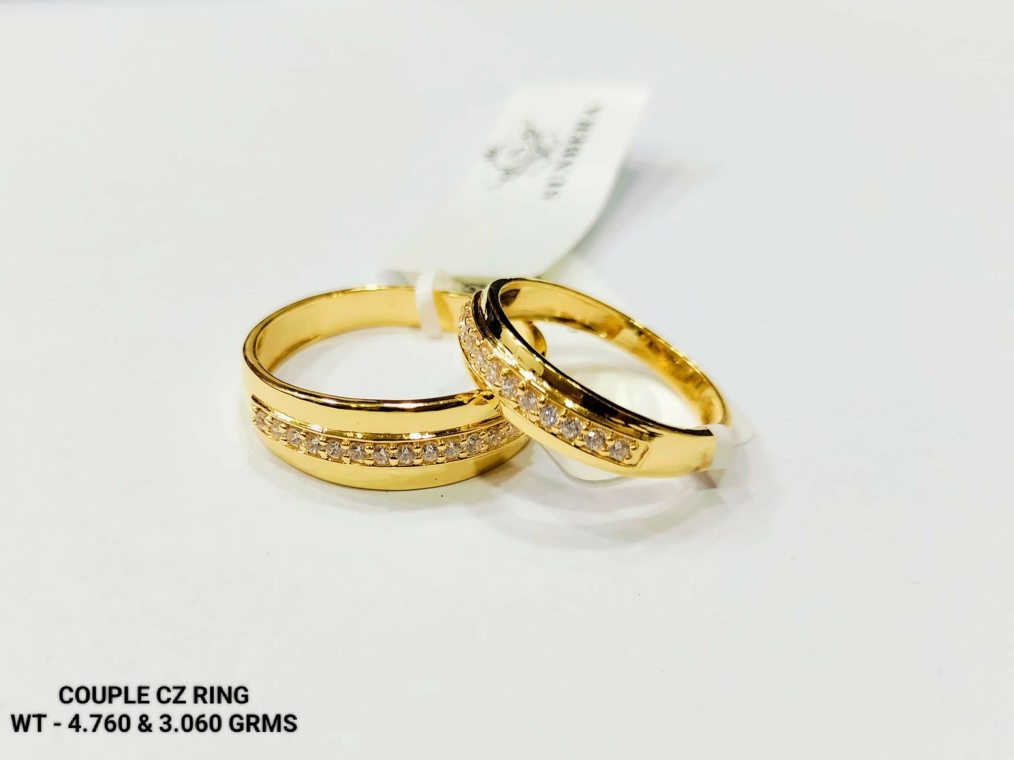 Couple CZ Ring Sarafa Bazar India