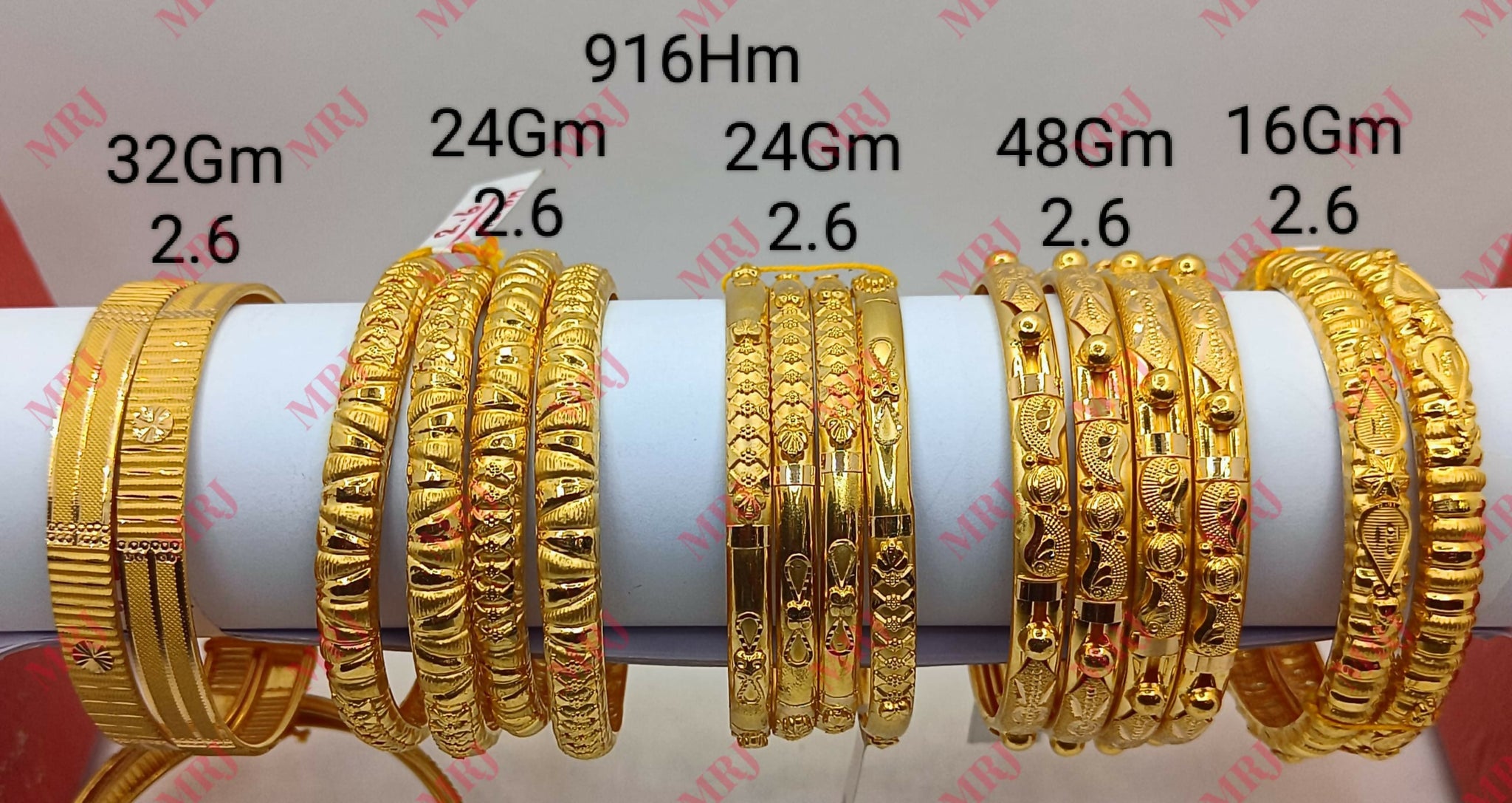 22kt Gold Bangles Sarafa Bazar India