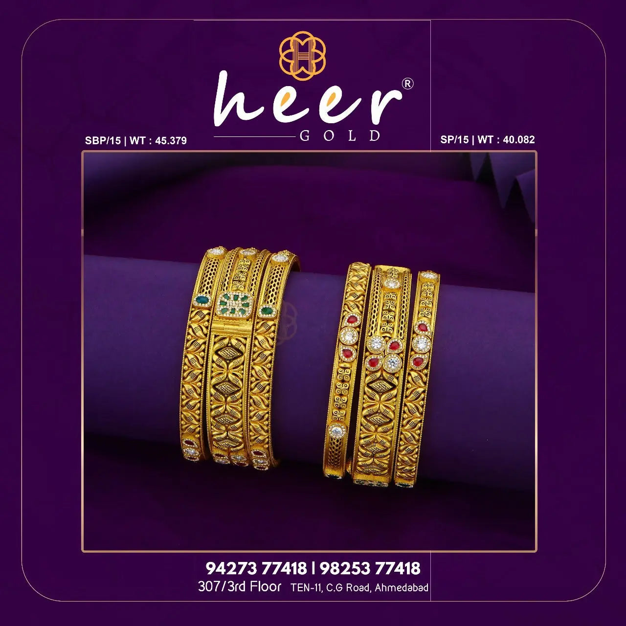 Kundan Antique Bangles Sarafa Bazar India