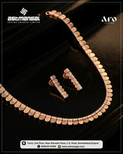 Rose Gold Necklace Sarafa Bazar India