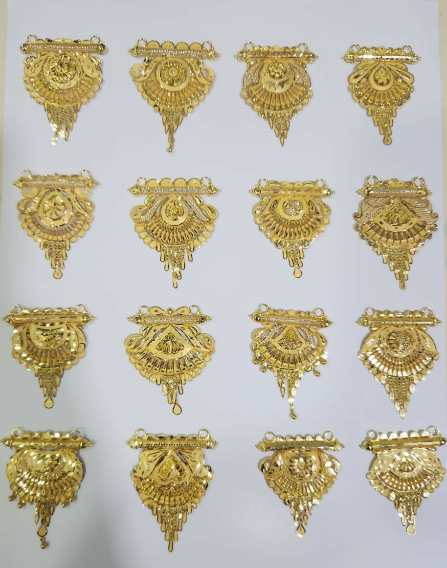 Gold Mangalsutra Pendants Sarafa Bazar India