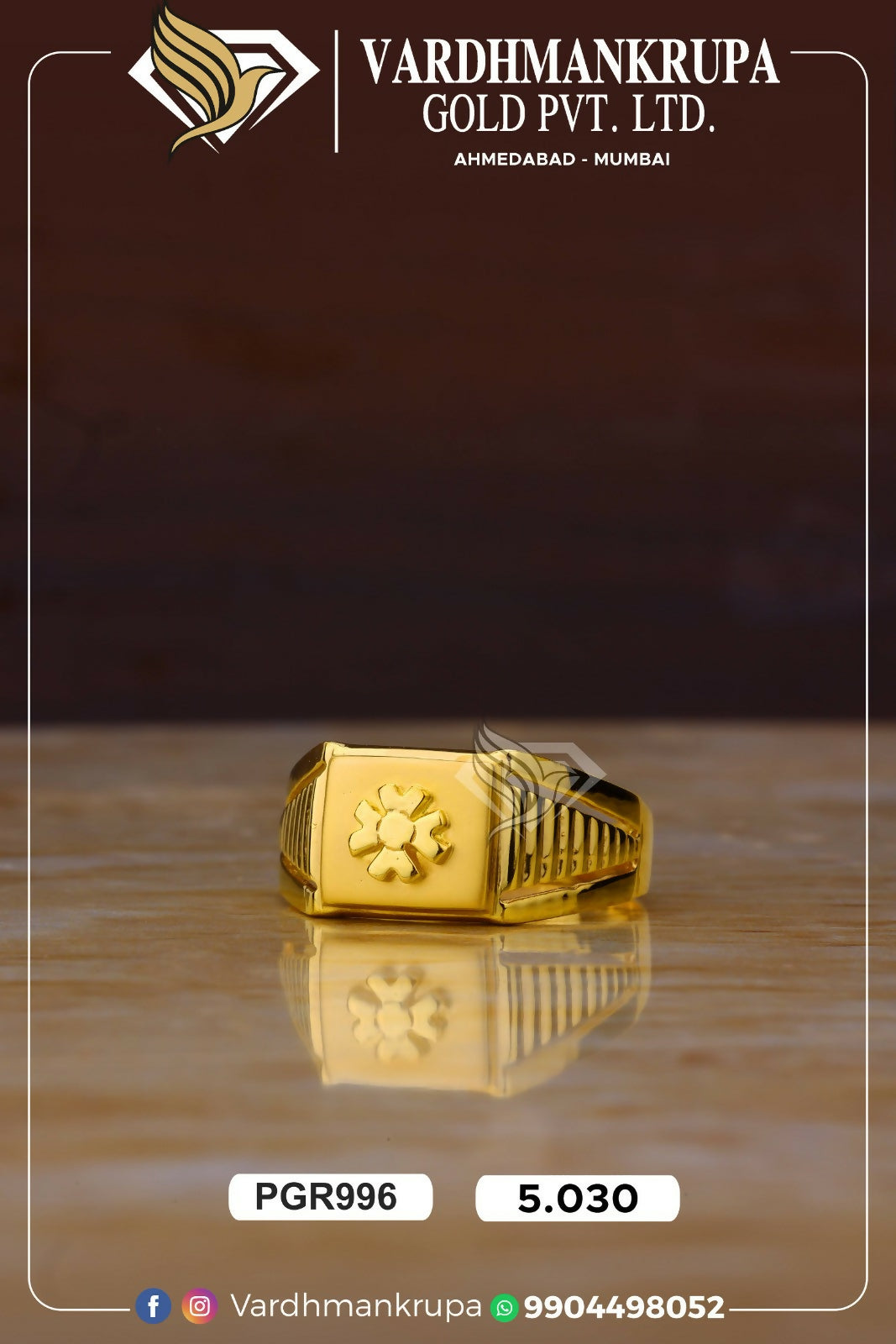 Plain Casting Gents Ring Sarafa Bazar India