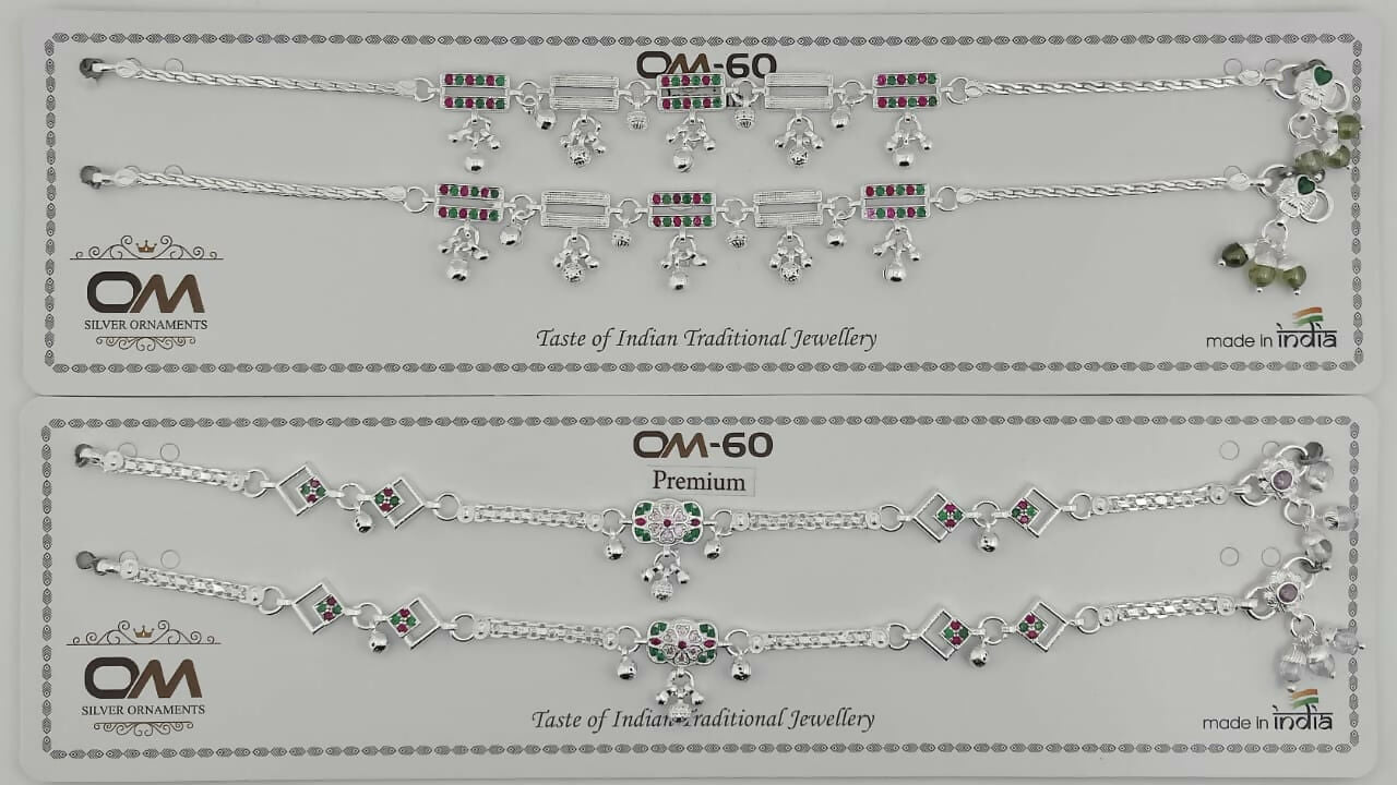 Silver Micro Payal Sarafa Bazar India