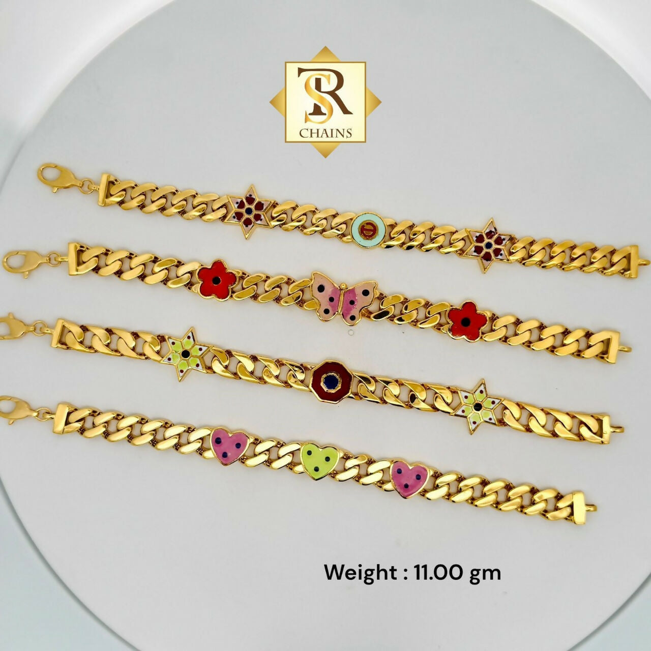 Light Weight Ladies Italian Bracelets Sarafa Bazar India