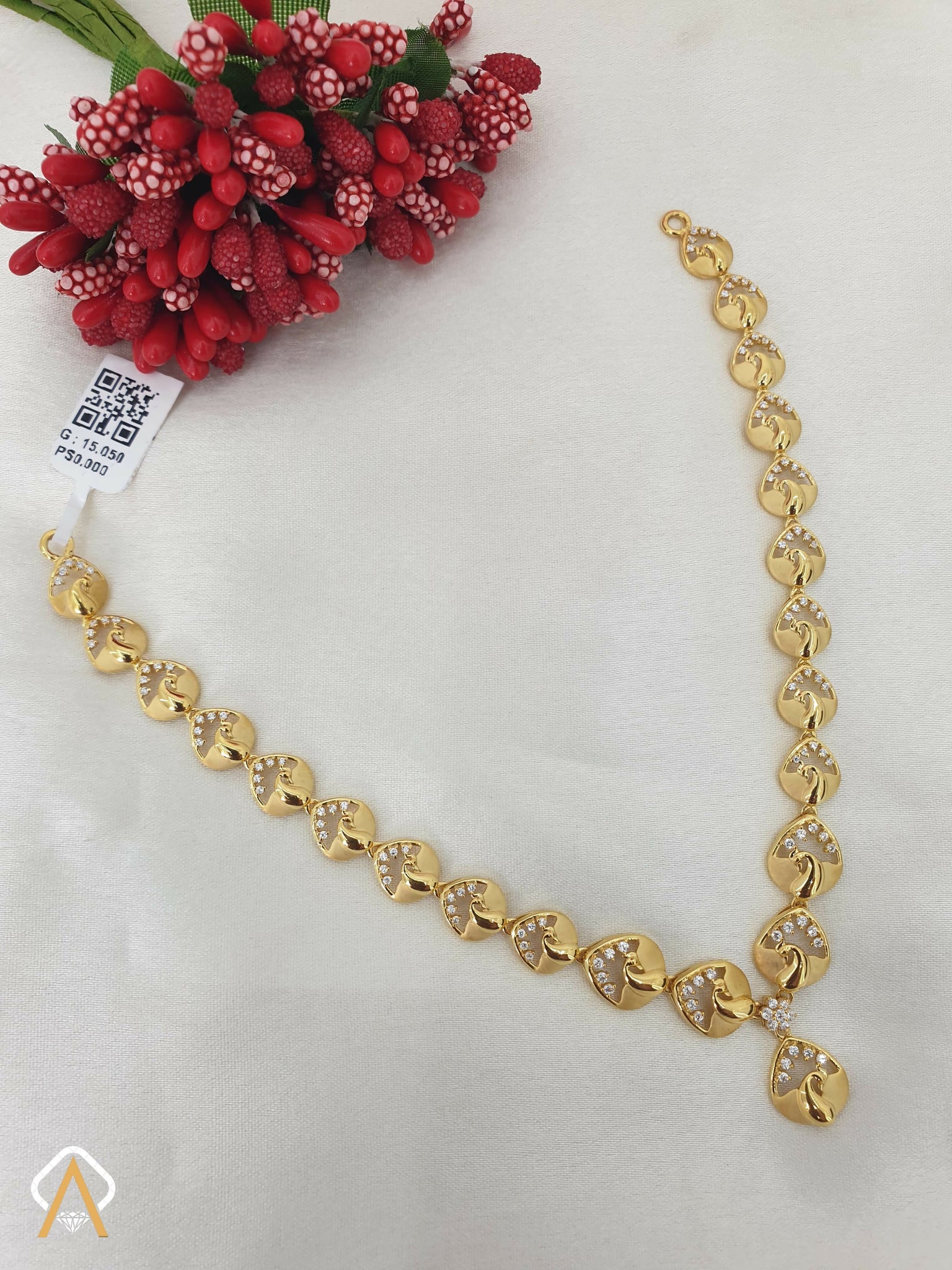 CZ Necklace Sarafa Bazar India