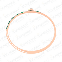 Exclusive 14K Rose Gold Diamond Green Stone Bracelets Sarafa Bazar India