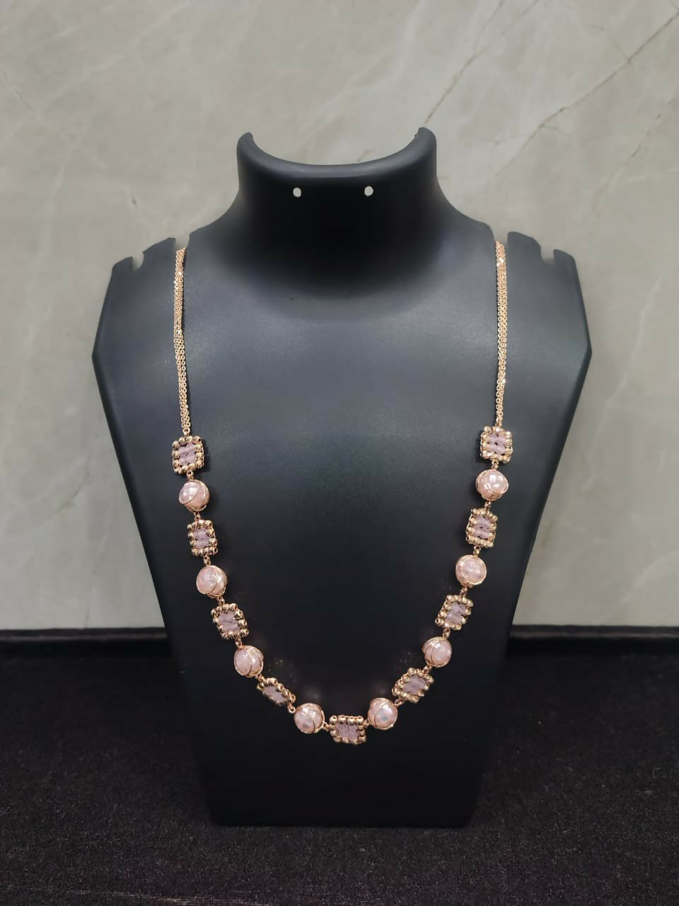 18kt Beads Mala Sarafa Bazar India