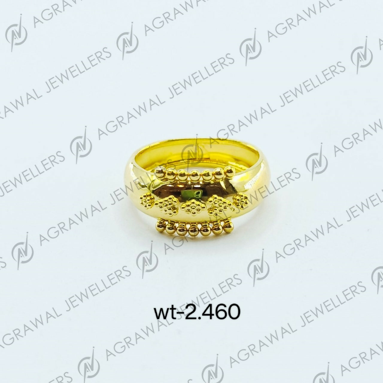 Gold Ladies Ring Sarafa Bazar India