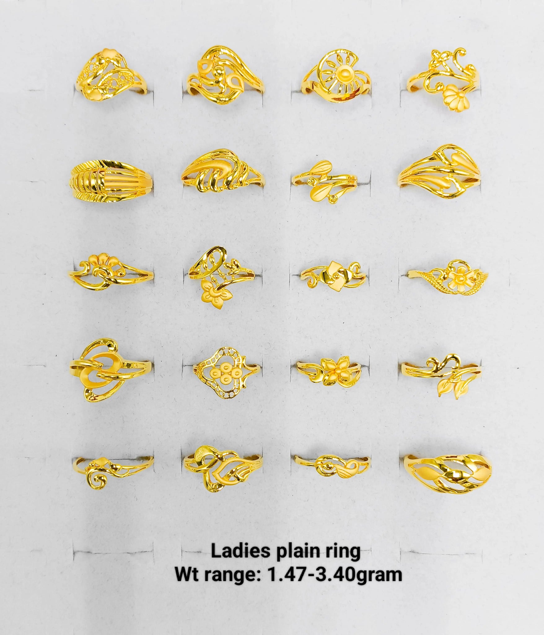 Ladies Plain Ring Sarafa Bazar India