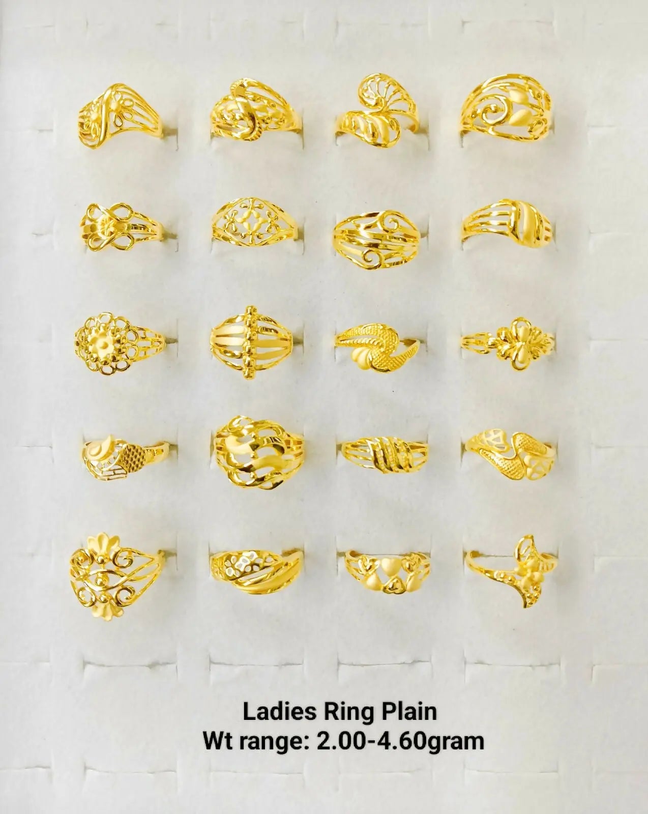 Ladies Ring Plain Sarafa Bazar India