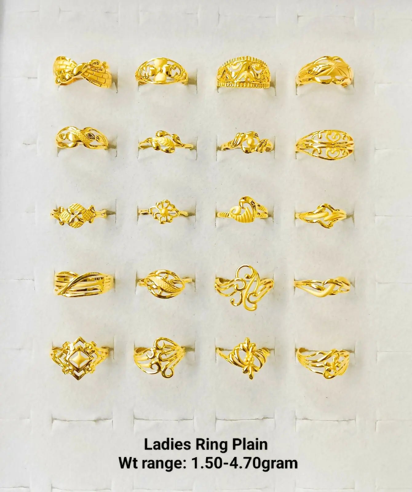 Ladies Ring Plain Sarafa Bazar India