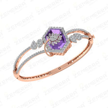 Lavish 14KT Rose Gold Diamond Bracelets For Women Sarafa Bazar India