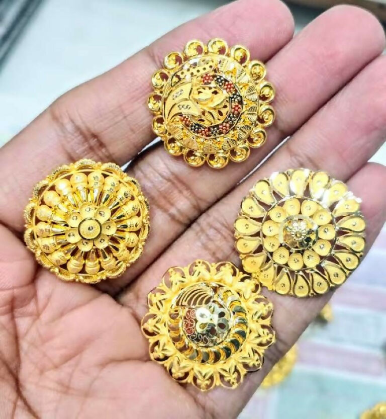 Gold Ladies Rings Sarafa Bazar India