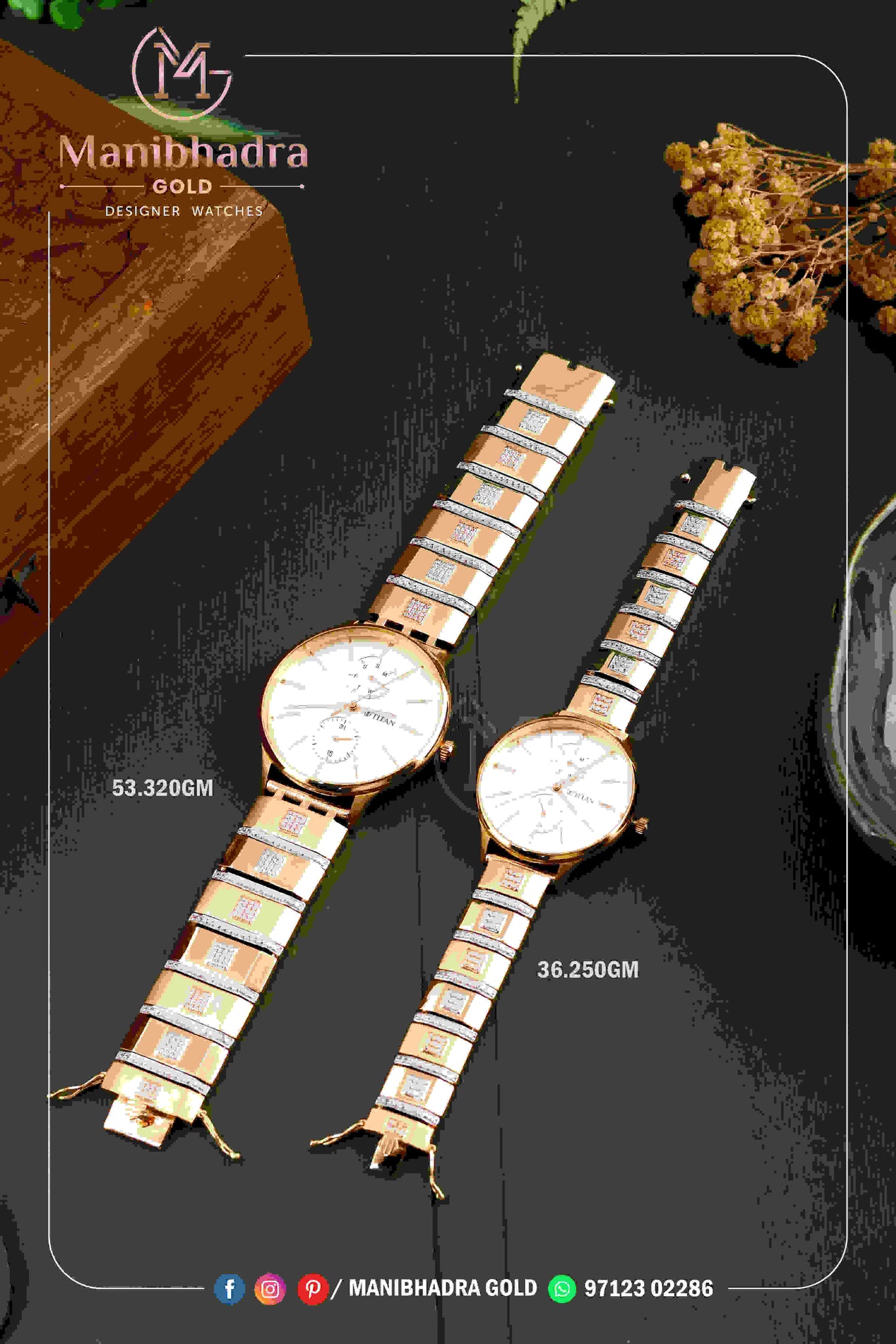 Rose Gold Watch Sarafa Bazar India