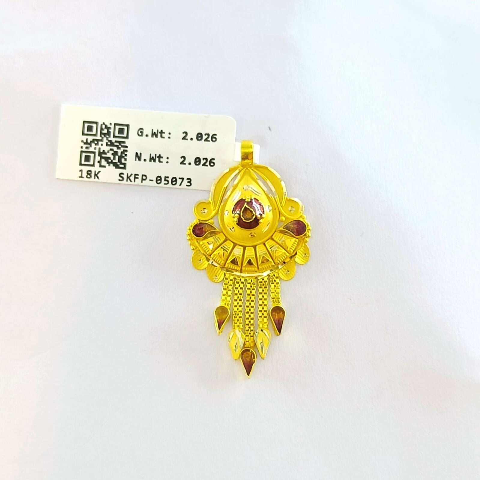 Gold Ladies Pendant Sarafa Bazar India