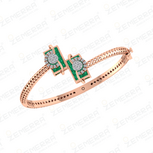 14K Gold Diamond Unique Bracelets