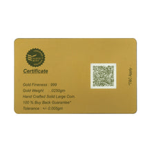 Lord Balaji Gold Coin Sarafa Bazar India