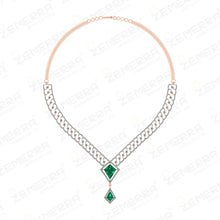 Luxury 14K Gold Diamond Necklaces – Limited Sarafa Bazar India