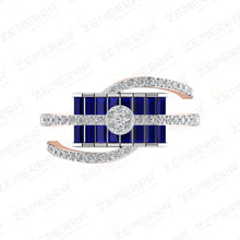 Luxury 14K Rose Gold Diamond Rings for Women Sarafa Bazar India