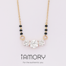 14kt Lab Grown Diamond Mangalsutra Sarafa Bazar India
