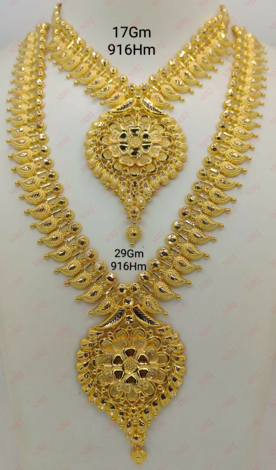 22kt Gold Necklace & Haram Sarafa Bazar India