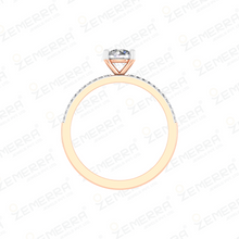 New Arrival 14KT Gold Classic Solitaire Diamond Ring Sarafa Bazar India