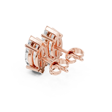 Marquise Cut lab Grown Diamond 9KT Rose Gold Women's Ring Sarafa Bazar India