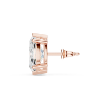 Marquise Cut lab Grown Diamond 9KT Rose Gold Women's Ring Sarafa Bazar India