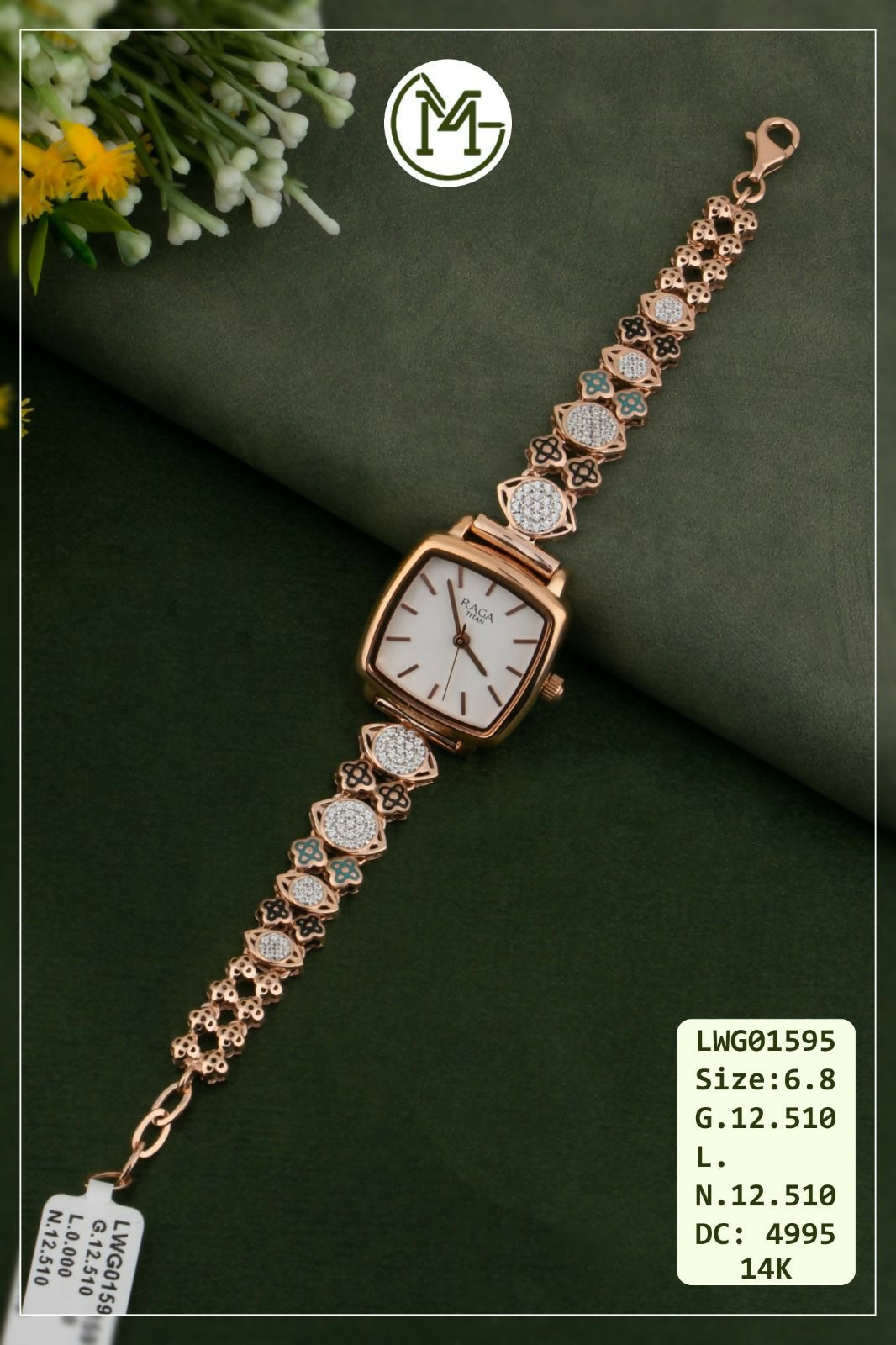 14kt Rose Gold Ladies Watches