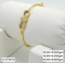 Ovel Bracelet-9gm-2719/10 Sarafa Bazar India