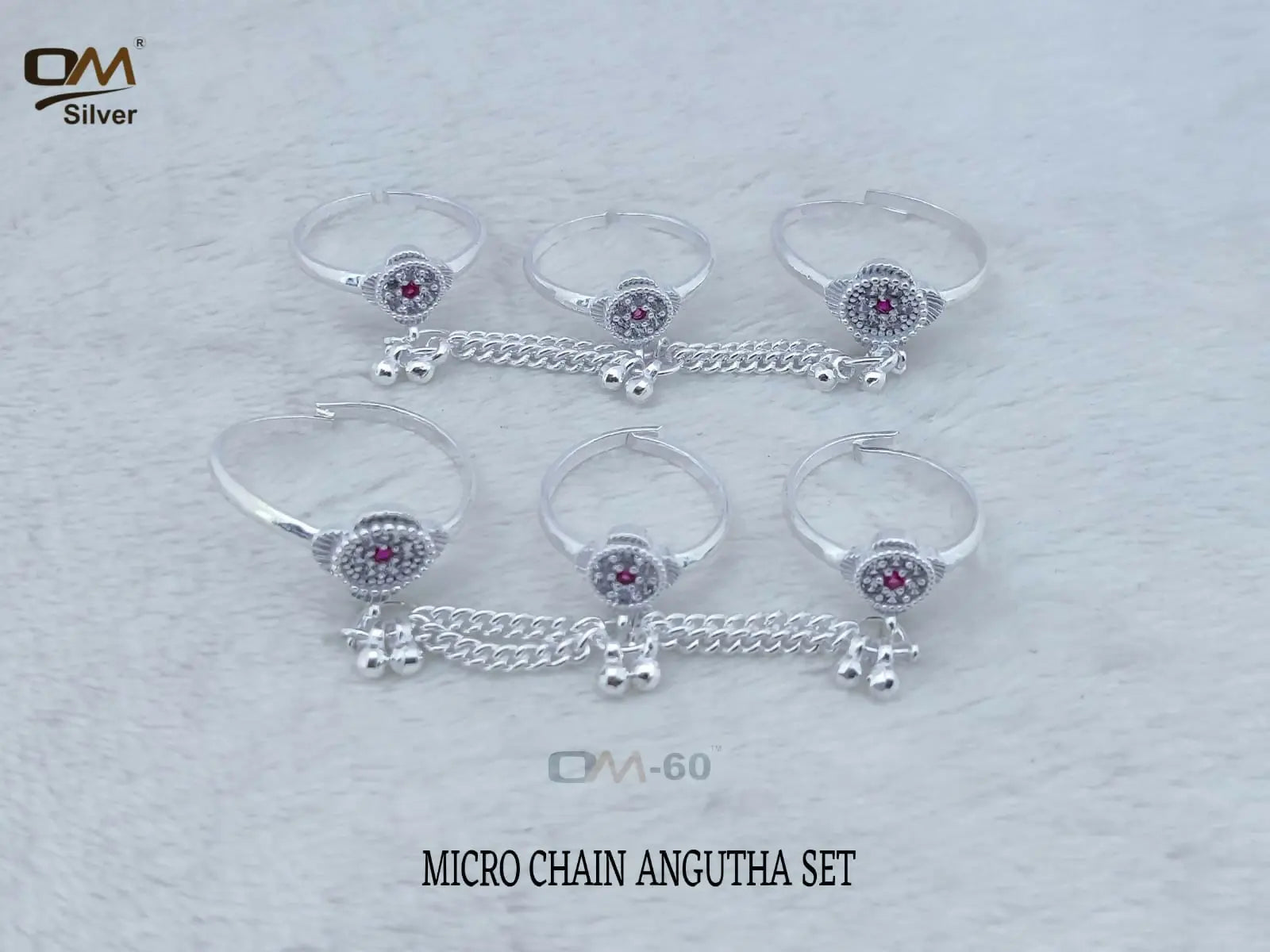 Micro Chain Angutha Set Sarafa Bazar India