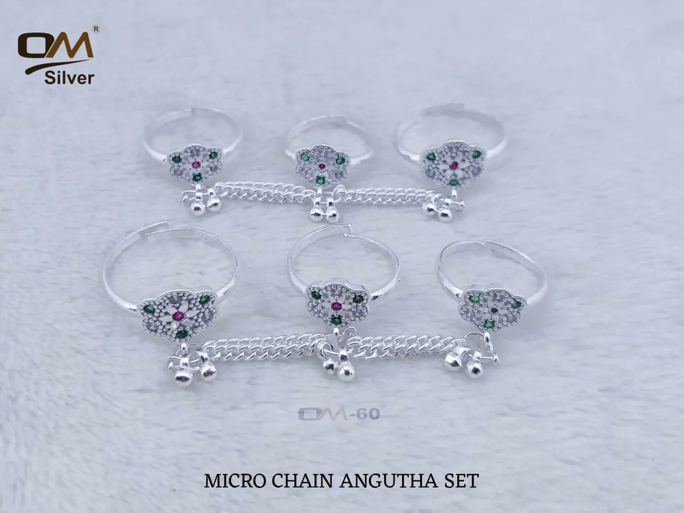 Micro Chain Angutha Set Sarafa Bazar India