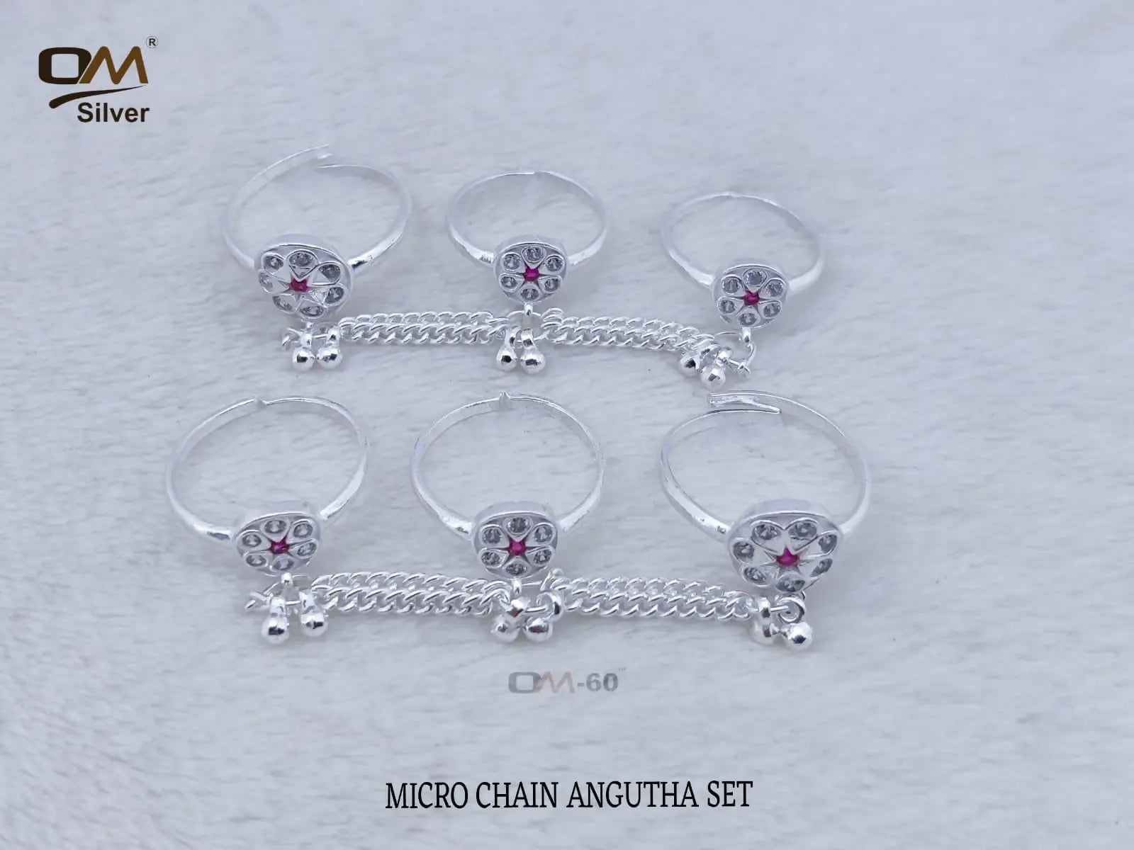 Micro Chain Angutha Set Sarafa Bazar India