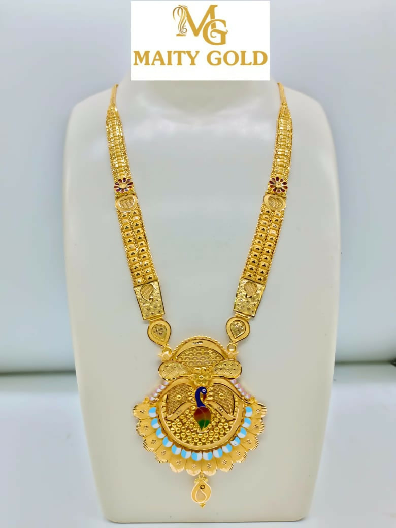 Gold Long Set Sarafa Bazar India