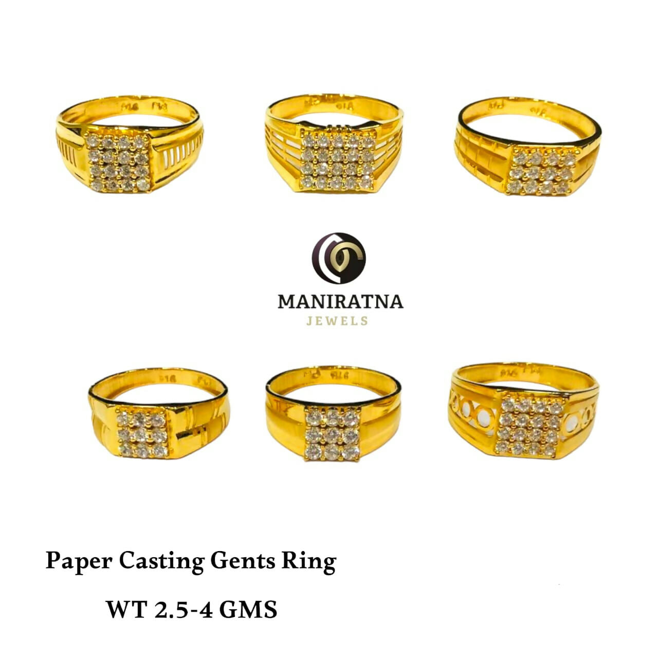 Paper Casting Gents Ring Sarafa Bazar India