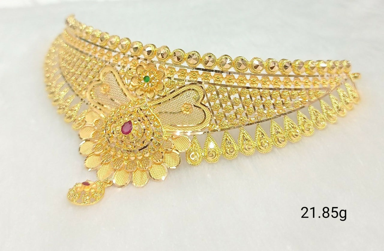 Gold Choker Sarafa Bazar India