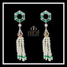 Diamond Chain Pendant Set Sarafa Bazar India